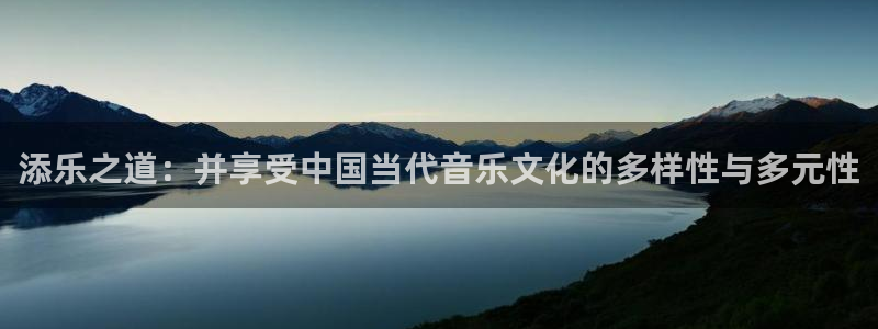 安信12平台：添乐之道：并享受中国当代音乐文化的多样性与多元性